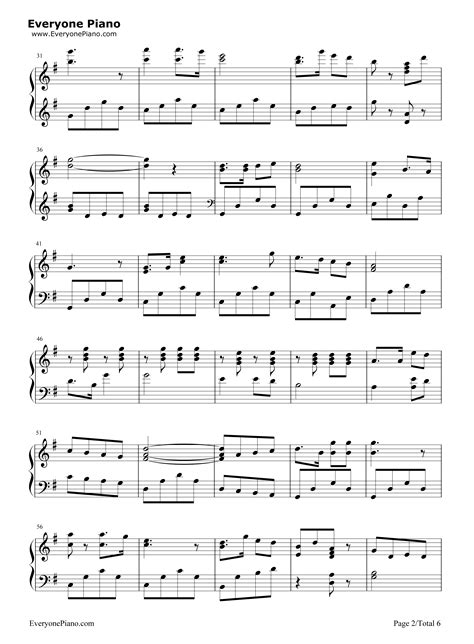 红星歌-闪闪的红星主题曲双手简谱预览3-钢琴谱文件（五线谱、双手简谱、数字谱、Midi、PDF）免费下载