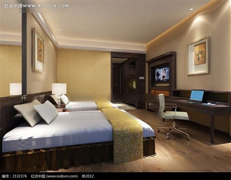 标准间,标准套间,小旅馆客房图片_大山谷图库