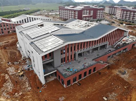 武鸣校区建设进度航拍2021年7月第一周-广西幼儿师范高等专科学校-武鸣校区建设