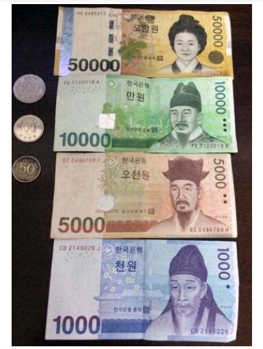 韩元纸币图片