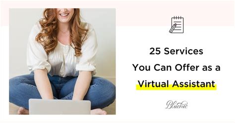 25 Services You Can Offer as a Virtual Assistant | Bluchic