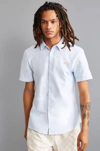 Farah Brewer Short Sleeve Button-Down Shirt | Urban Outfitters