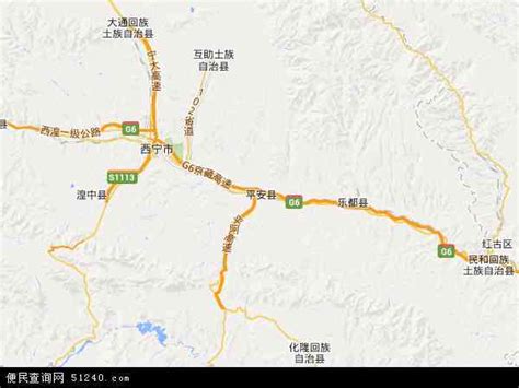 海东市地图图片