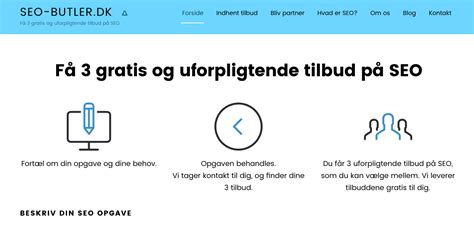 Lav din egen hjemmeside - SEO-butler.dk