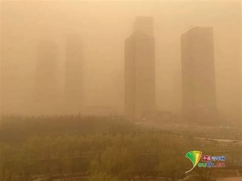 沙尘暴过后蓝天回归 一组图看北京沙尘前后天空对比-天气图集-中国天气网
