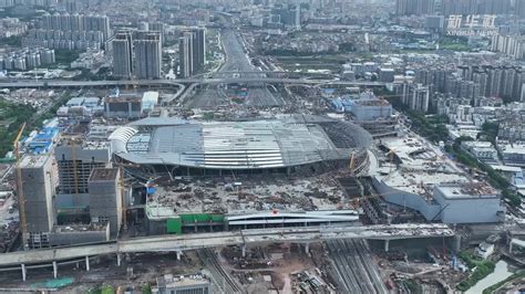 新建广州白云站全面封顶 预计今年年底竣工
