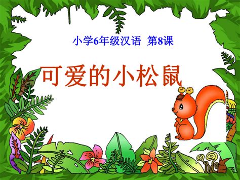 语文六年级下新教版（汉语）8《乖巧的小松鼠》课件（12张）-21世纪教育网