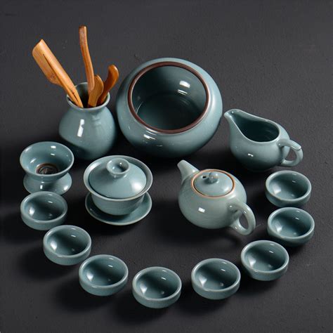 茶具套装 陶瓷盖碗活动礼品青花瓷创意茶具礼盒套装批发-阿里巴巴