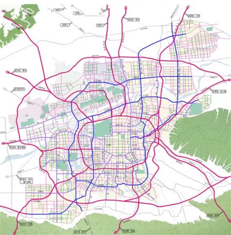 2025年西安城区规划图_西安规划局四环规划图 - 随意云