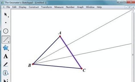 几何画板从线段中分离点的用法-几何画板网站