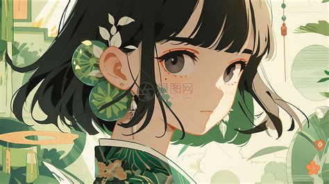 古风大小姐短发女生头像