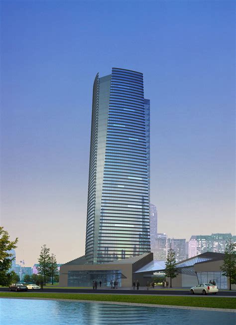 桂林金融大厦(超高层公建)-金捷-中国美术学院风景建筑设计研究总院有限公司