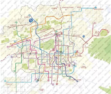 西安地铁规划图之一号线和二号线_房产资讯-西安房天下