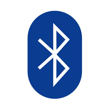 免抠蓝色蓝牙标志logo素材 - PSD素材网