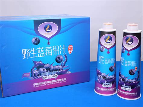 蓝莓果汁1Lx12-伊春市蓝韵森林食品有限公司