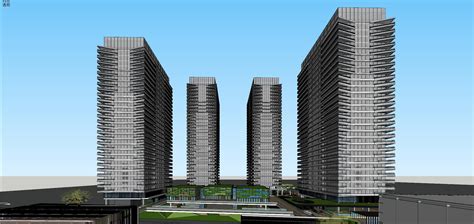 招商前海规划3dmax 模型下载-光辉城市