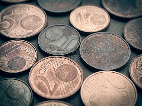 欧元硬币的回顾欧洲货币的元硬背景高清图片下载-正版图片306896512-摄图网
