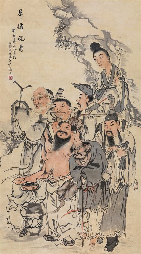 群仙祝寿图图片