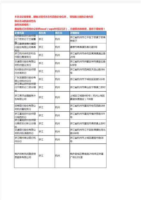 新版浙江省杭州恒峰工商企业公司商家名录名单联系方式大全16家 - 文档之家