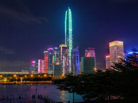 深圳地标建筑城市夜景风光图片素材_免费下载_jpg图片格式_VRF高清图片500530688_摄图网