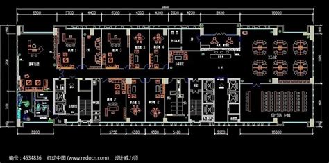 小型公司装修cad设计图图片下载_红动中国