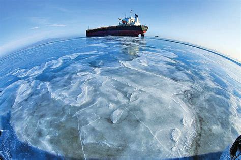 渤海海冰突破2万平方公里 - 图片频道 - 华夏小康网