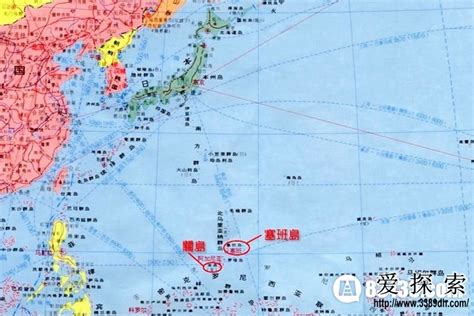 关岛地图图片