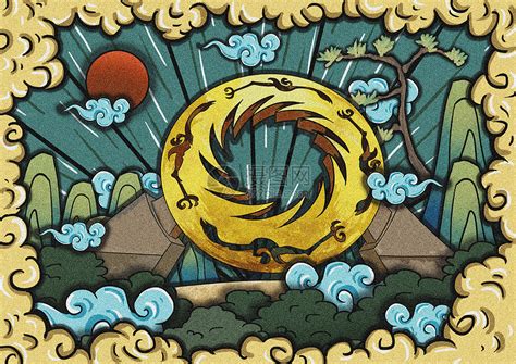 太阳神鸟图片