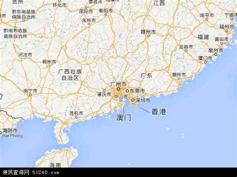 广东省地图 - 广东省卫星地图 - 广东省高清航拍地图 - 便民查询网地图