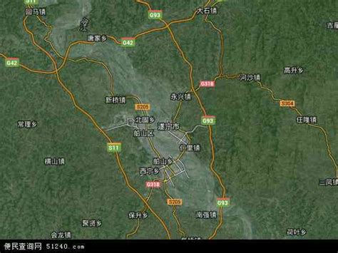 遂宁市地图 - 遂宁市卫星地图 - 遂宁市高清航拍地图 - 便民查询网地图