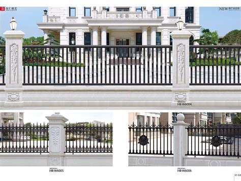 厂家定制铝艺铝合金围墙护栏,铝艺护栏欧式别墅铝合金别墅围栏-汉仁铝艺
