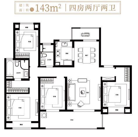 100至120平方户型图,120平方米户型图,120平方自建房户型图_大山谷图库