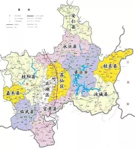 郴州市地名_湖南省郴州市行政区划 - 超赞地名网