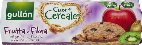 Gullon Μπισκότα Cuor di Cereale με Κομματάκια Mixed Fruits 300gr ...