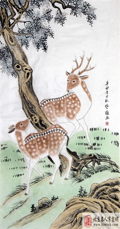 壁画鹿的寓意 - 艺考网