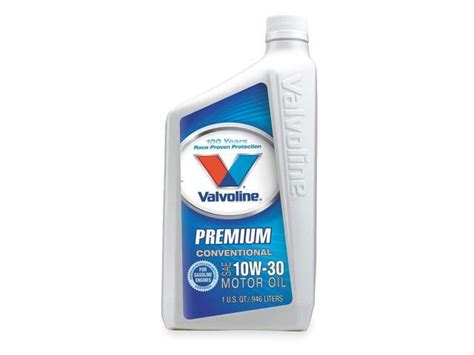 Valvoline Conventional Engine Oil, 1 qt. Bottle, SAE Grade: 10W-30 ...