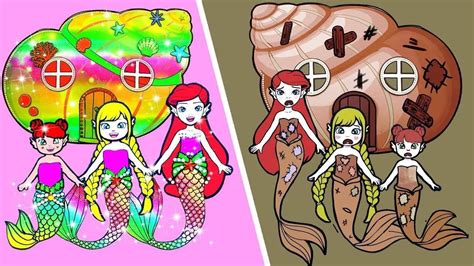 趣味定格动画：为美人鱼小姐姐设计海螺、贝壳、海星风格的豪宅，太漂亮了！ #童趣一夏#_腾讯视频