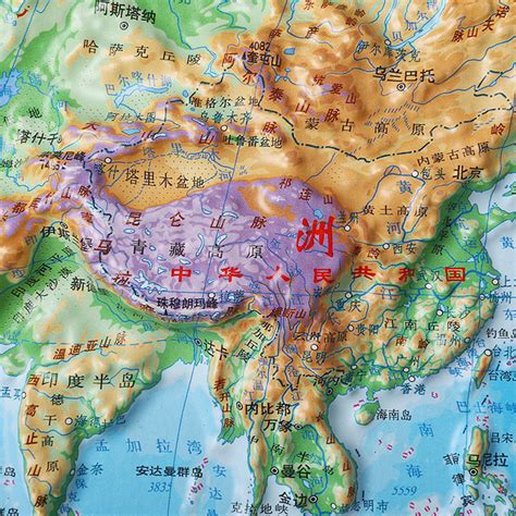 地理地形图图片