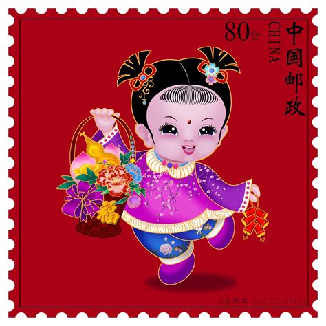 春节福娃插画图片下载-正版图片400094293-摄图网