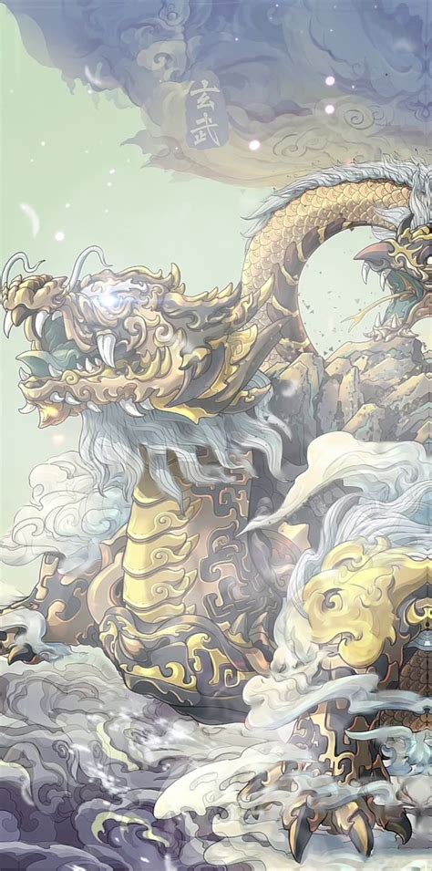 四大神兽——玄武|插画|创作习作|程回_原创作品-站酷ZCOOL