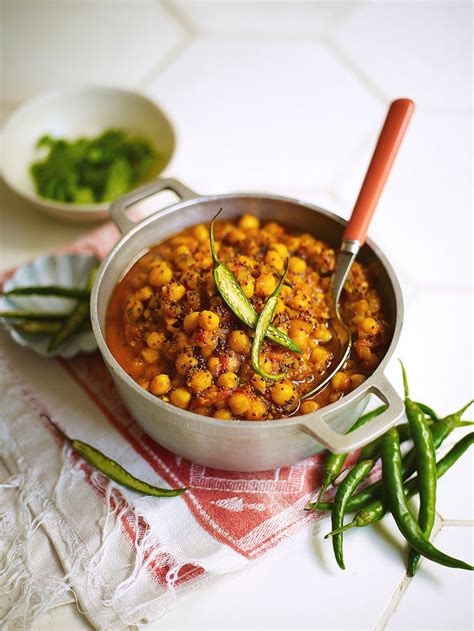 Chickpea curry recipe | Jamie Oliver vegetarian curry