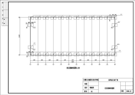 单层工业厂房预制构件平面布置图_建筑设计__土木在线