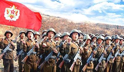 图文：阅兵仪式上的朝鲜人民军_新浪军事_新浪网