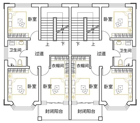 北京房山许家现代别墅设计图纸-免费图库-乡住