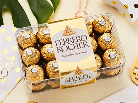 【费列罗 榛果威化糖果巧克力礼盒·24粒钻石装300g】-惠买-正品拼团上惠买