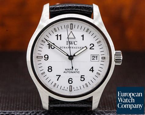 IWC 3253-09 Mark XV White Dial SS (31123) | European Watch Co.
