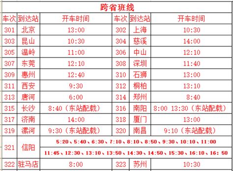 长治客运东站最新发车时刻表（附城际旅游公交往返时刻表）__凤凰网