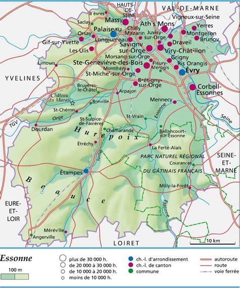 Carte Essonne » Voyage - Carte - Plan