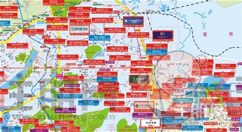 青秀山地图图片