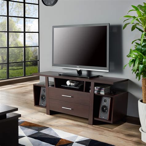 Furniture of America Lyle Contemporary TV Stand, 60", Espresso ...